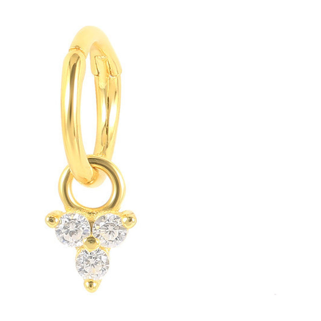 Nose Ring Bee Geometric Diamond Ear Cuff