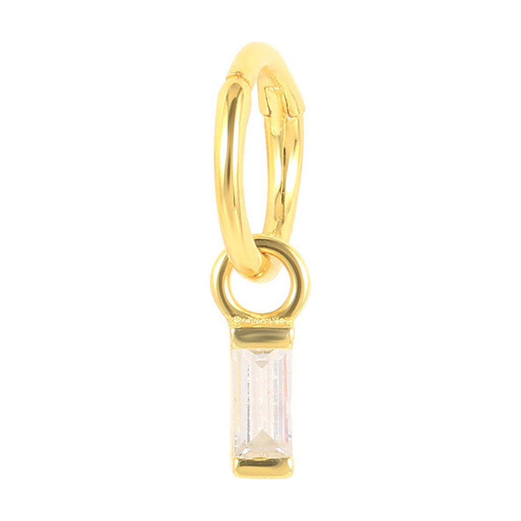 Nose Ring Bee Geometric Diamond Ear Cuff