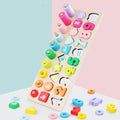 Number Puzzle Shape Matching Wooden Teaching Aid