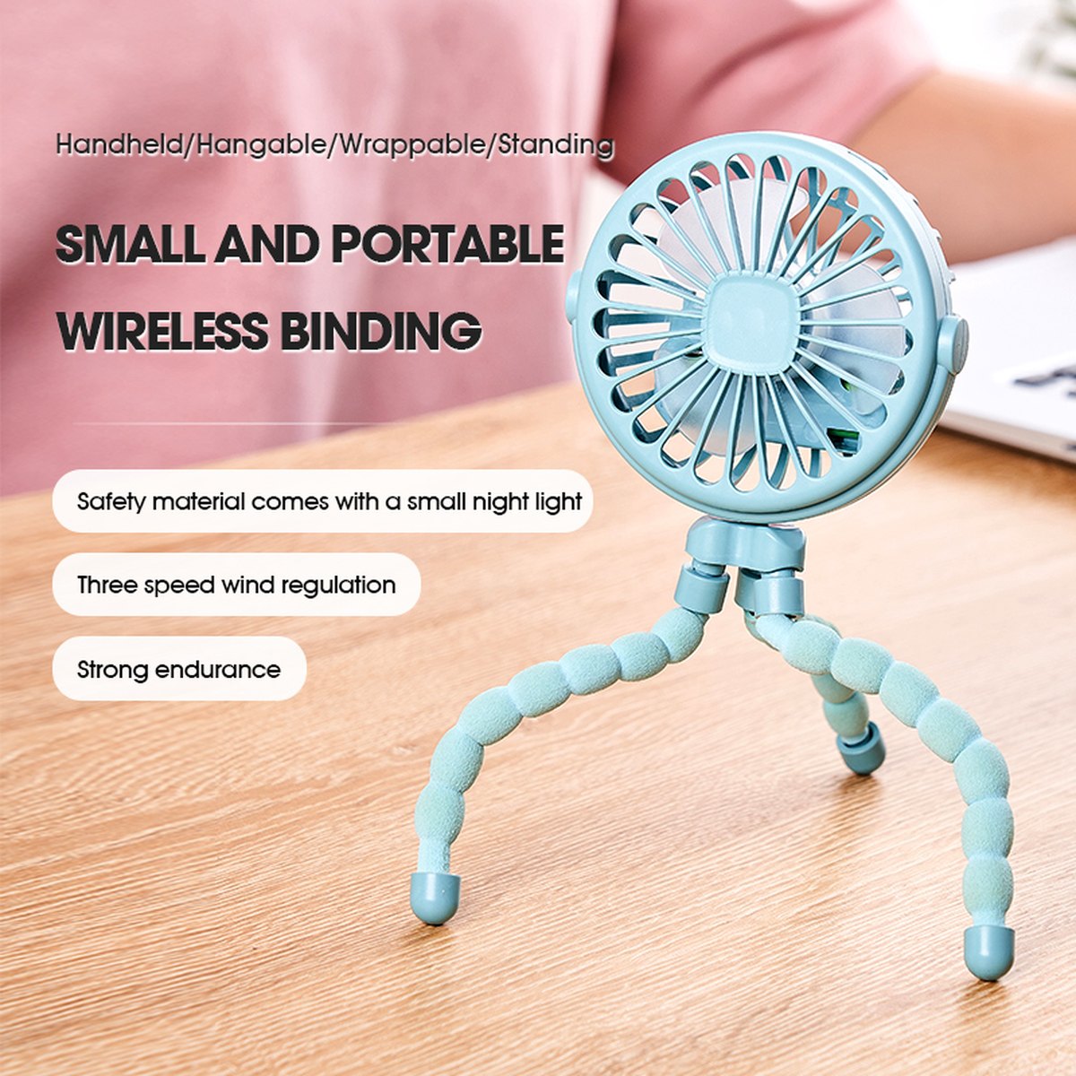 Octopus Stroller Fan