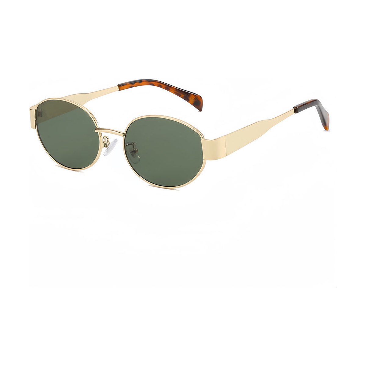 Oval Sunglasses Metal Vintage