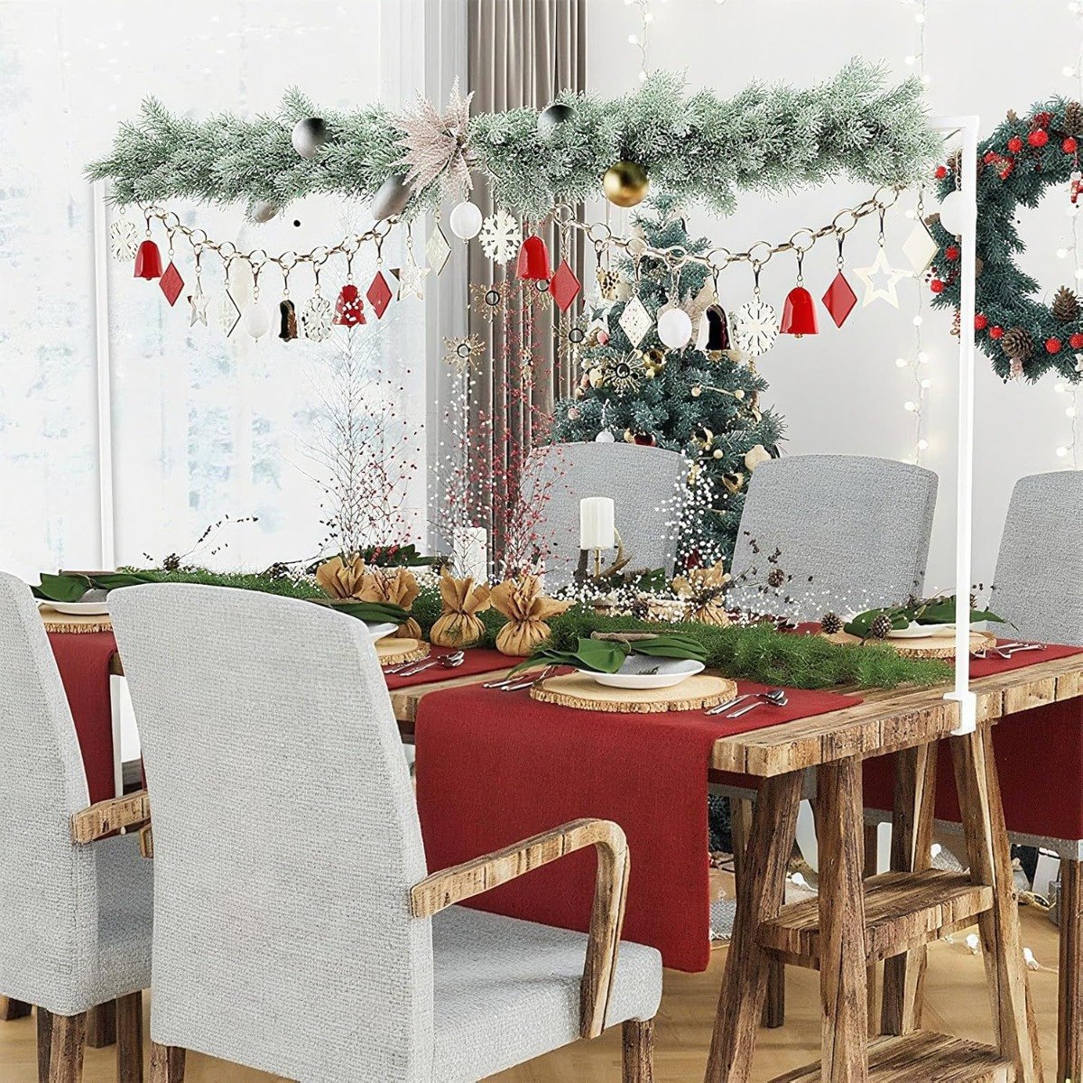 Over-table Pole Stand Clamps Table Arch Adjustable