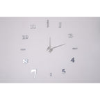 Oversized Mirror Wall Sticker Clock