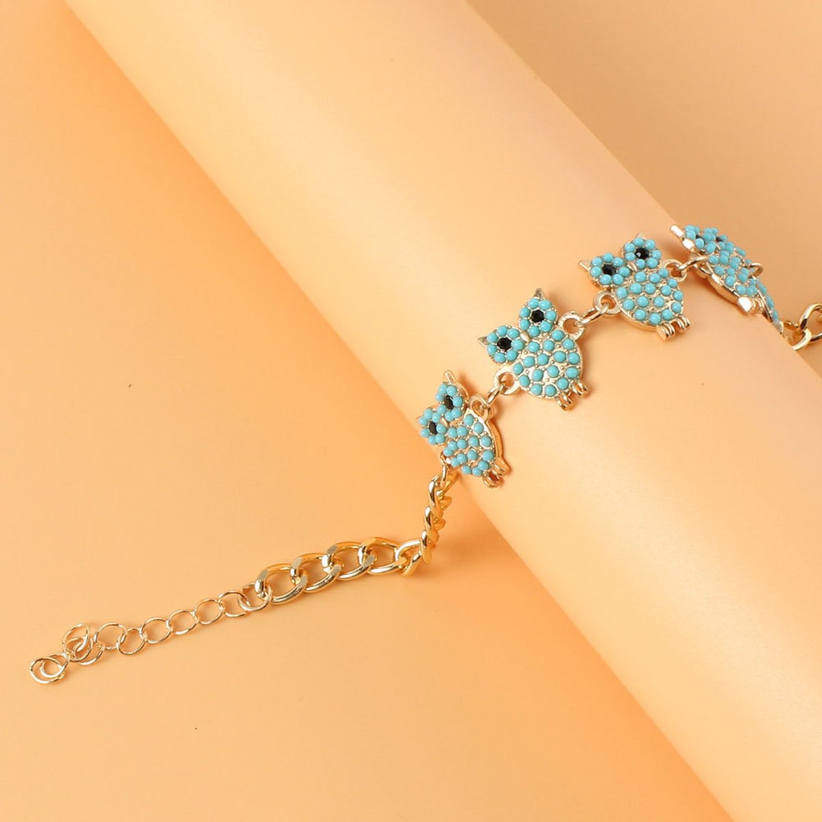 Owl Charm Anklet