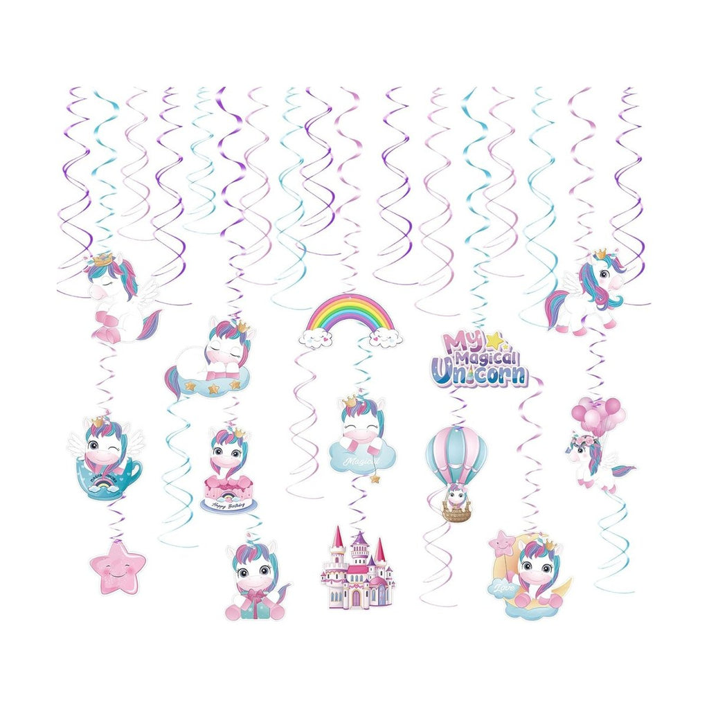 Party Decorations & Accessories 30-piece Unicorn Hanging