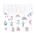 Party Decorations & Accessories 30-piece Unicorn Hanging