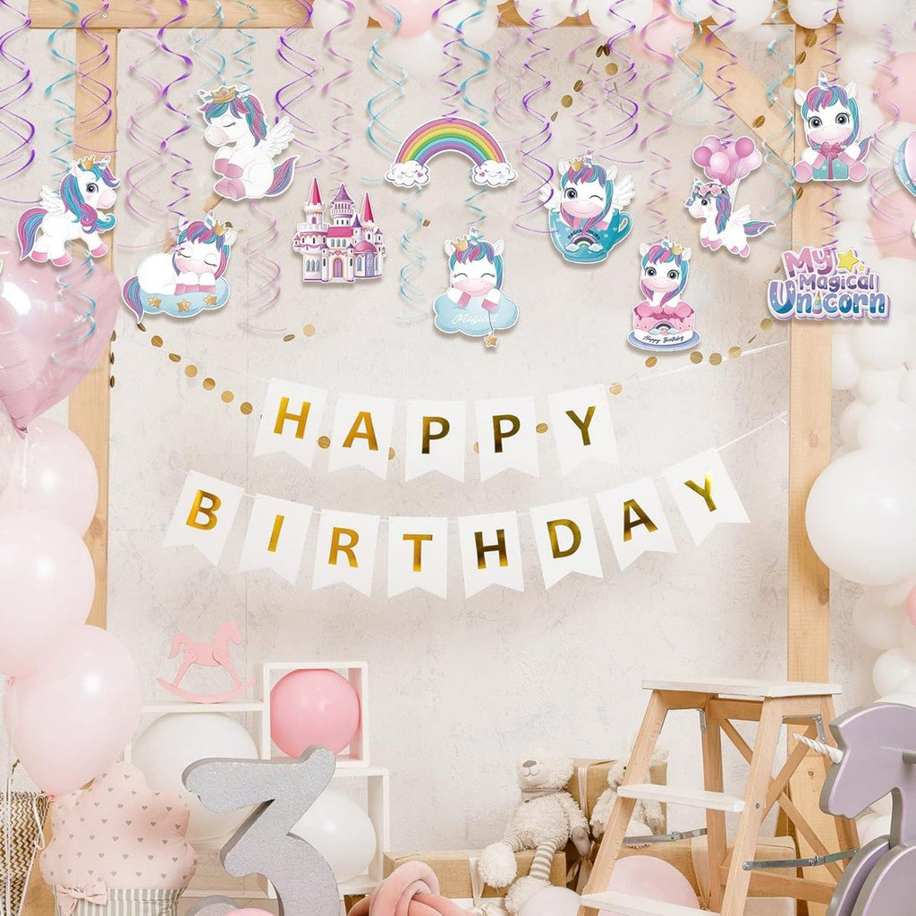 Party Decorations & Accessories 30-piece Unicorn Hanging