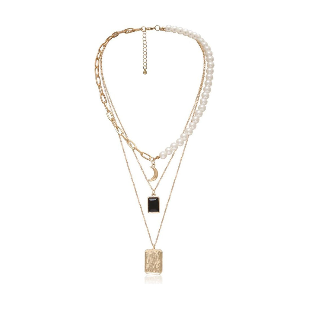Pearl Crescent Necklace