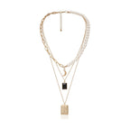 Pearl Crescent Necklace