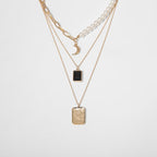 Pearl Crescent Necklace