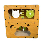 Pet Cat Bed Upright Scratching Board Tunnel