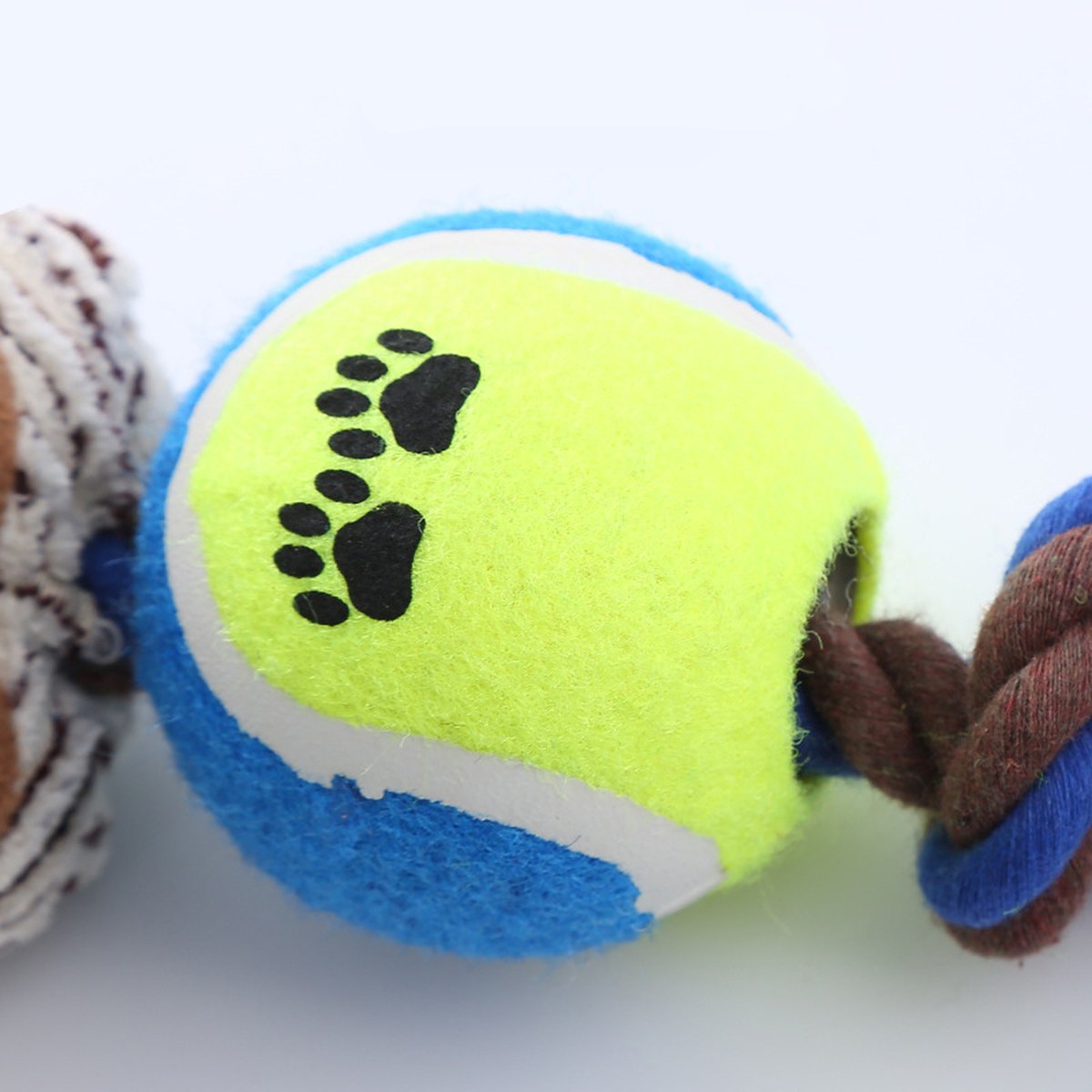 Pet Dog Toy Corduroy Tennis Ball Cotton