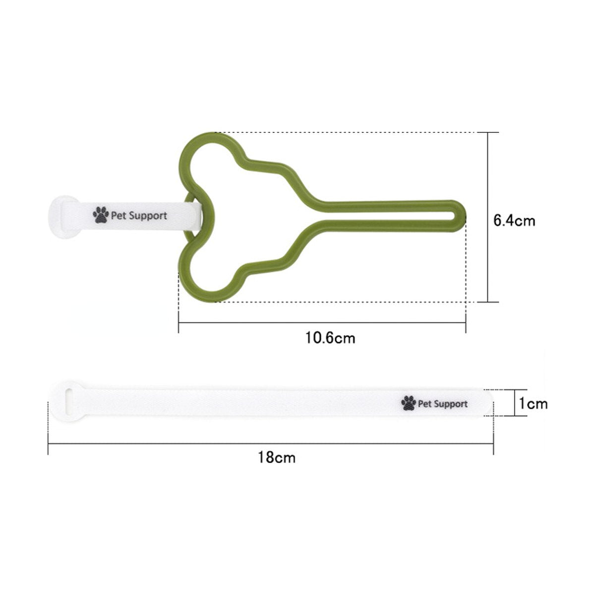 Pet Poop Bag Holder Hands-free Fixed Clip