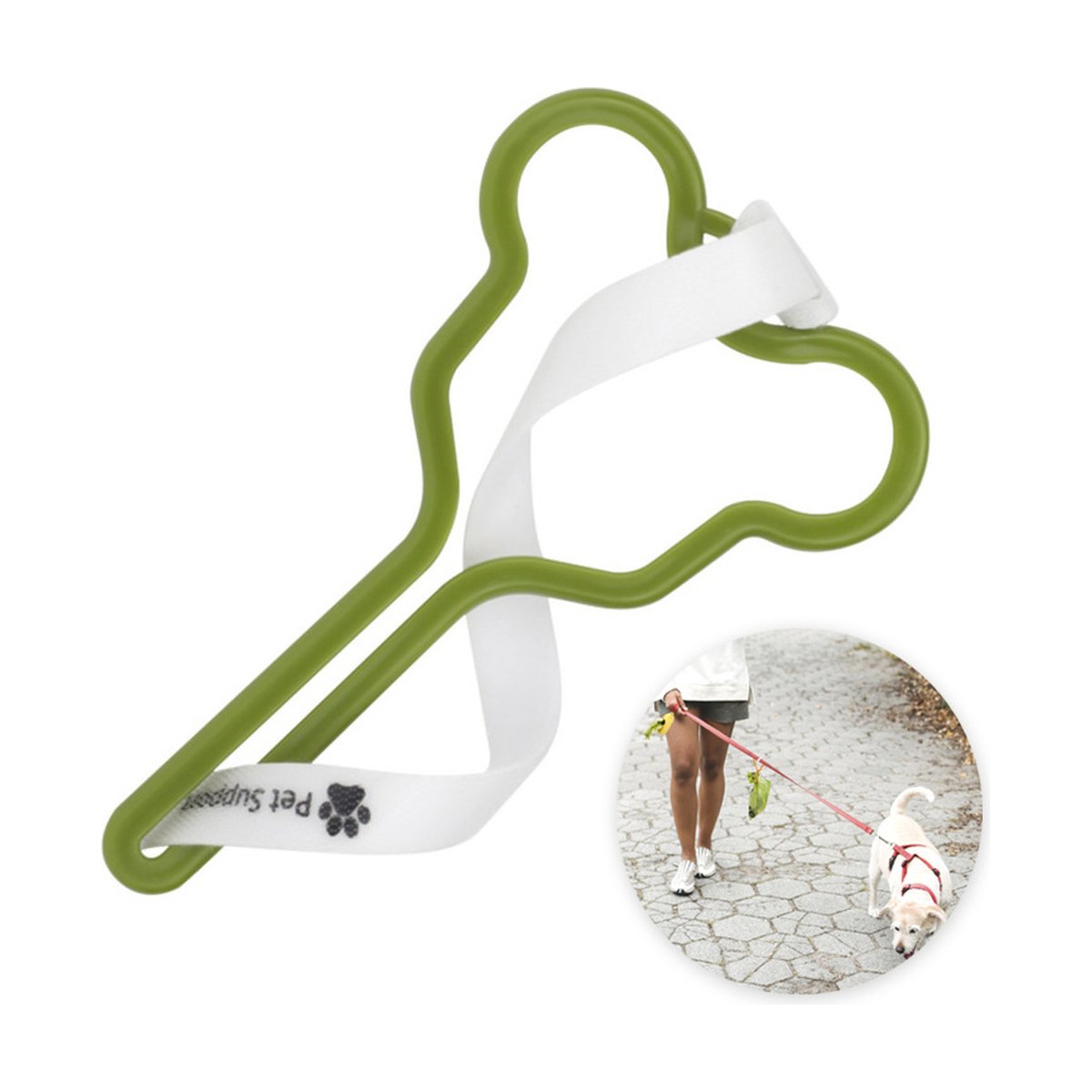 Pet Poop Bag Holder Hands-free Fixed Clip