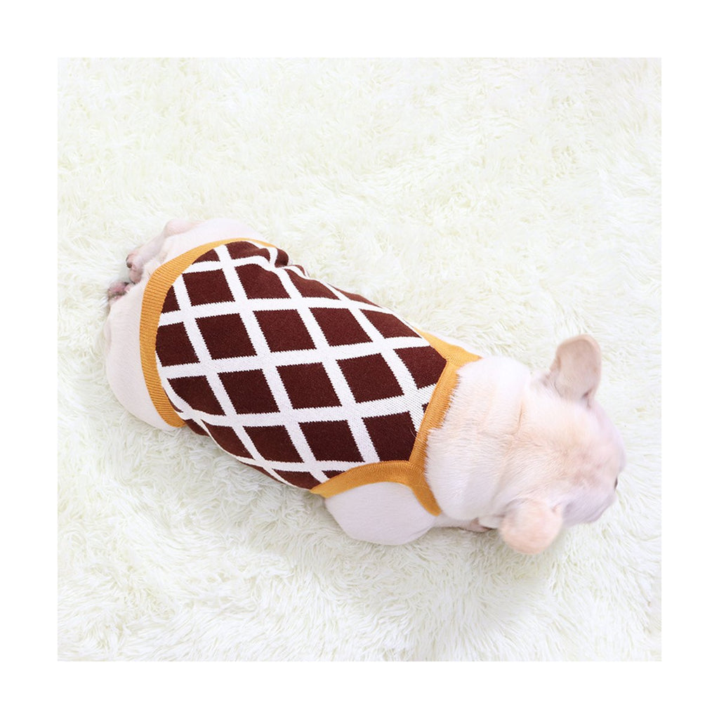 Pet Sweater Fat Dog Short Pug Sling