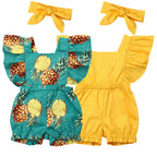 Pineapple Print Baby Romper