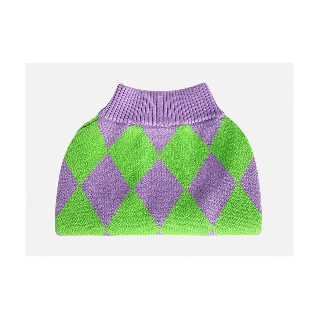 Plaid Clothes Dog Pet Sweater