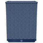 Plant Pots 2 Pcs Blue-grey 30x Polypropylene