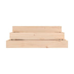 Plant Pots 78x Solid Pine Wood