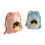 Plastic Double Layer Lunch Box Cartoon Doll