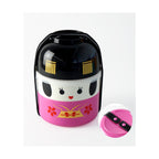 Plastic Double Layer Lunch Box Cartoon Doll