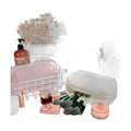 Plush Checkered Makeup Bag