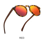 Polarized Sunglasses Round Glasses Bamboo