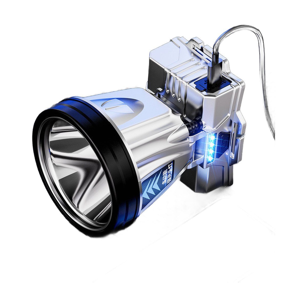 Power Bank Headlamp Long Range LED Mining