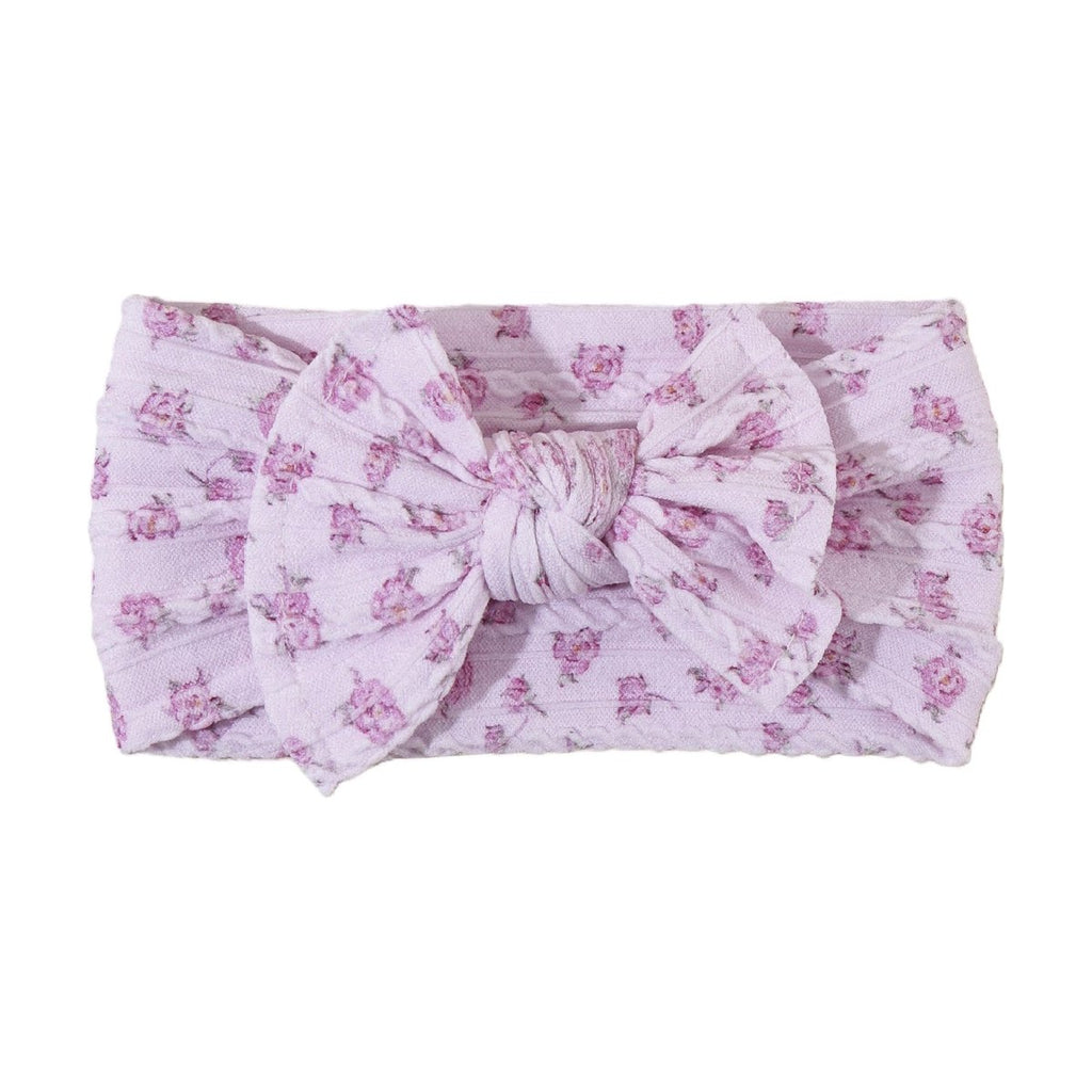 Printed Bow Baby Headband