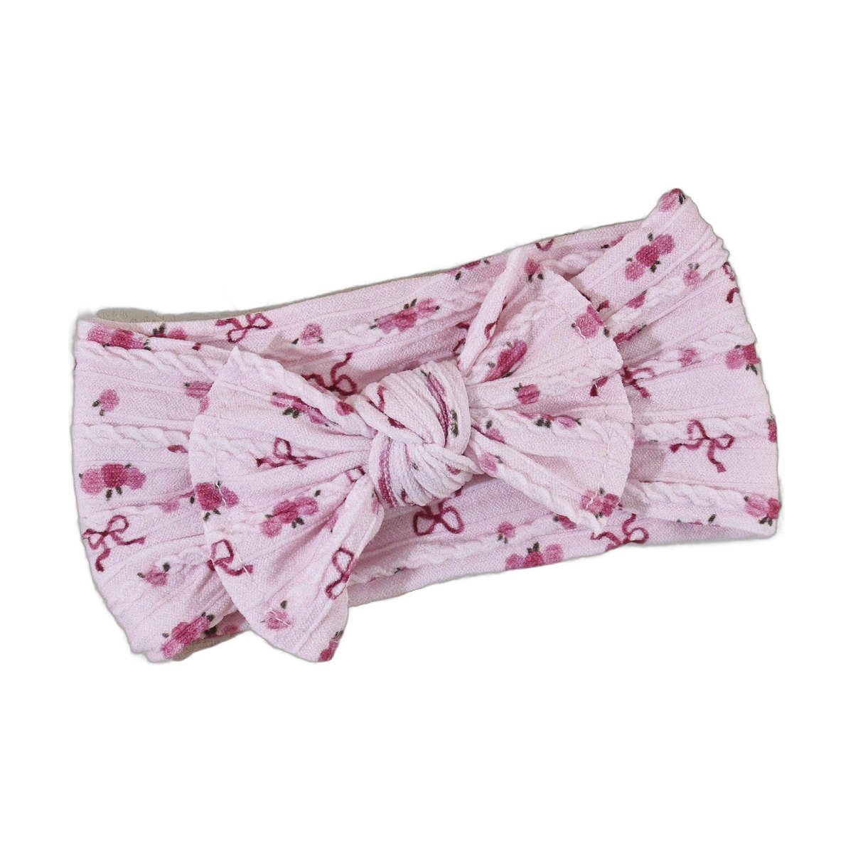 Printed Bow Baby Headband