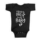 Printed Triangle Baby Romper Bodysuit