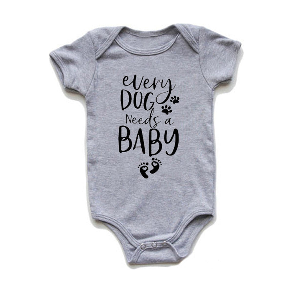 Printed Triangle Baby Romper Bodysuit