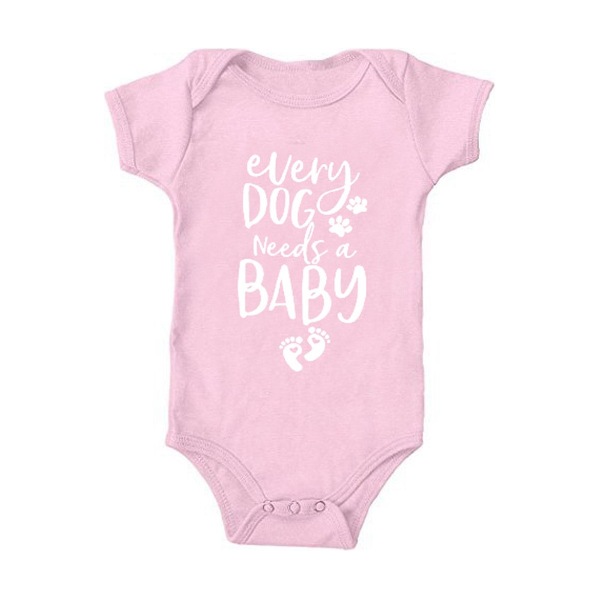 Printed Triangle Baby Romper Bodysuit
