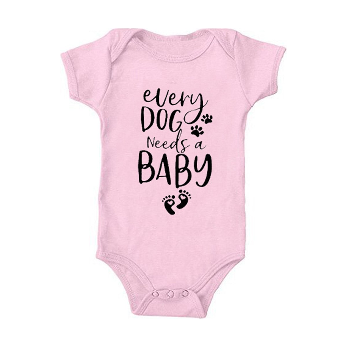 Printed Triangle Baby Romper Bodysuit