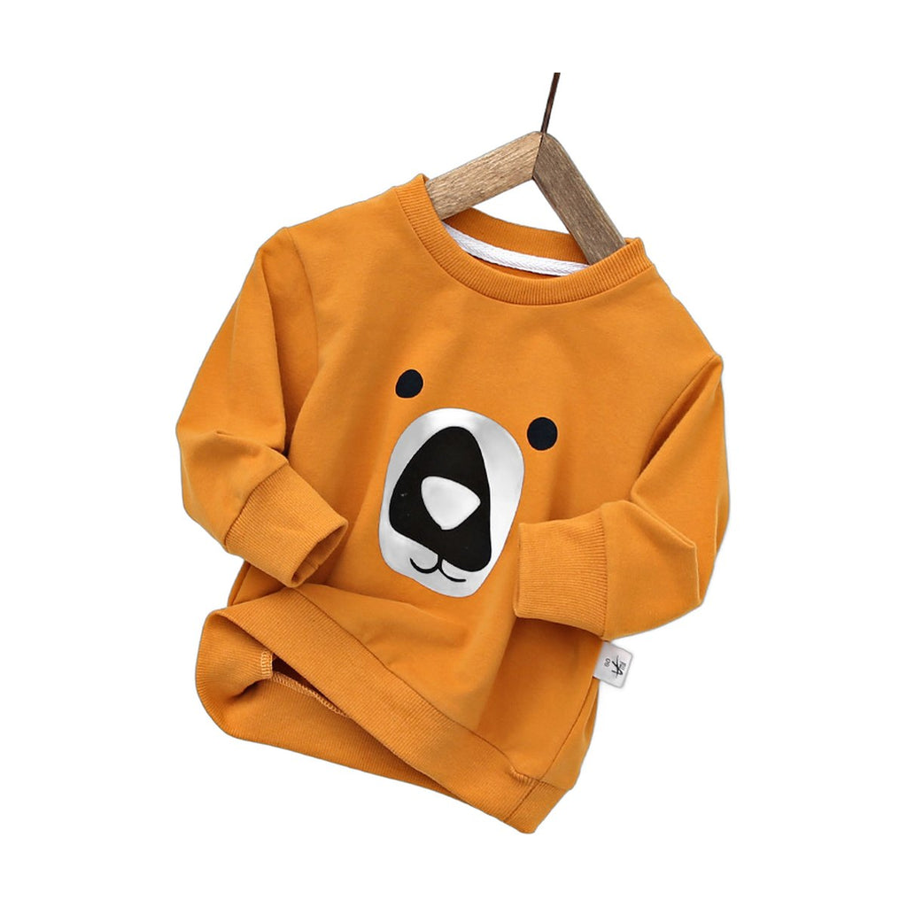 Printing Bear Hoodie Children's Pullover