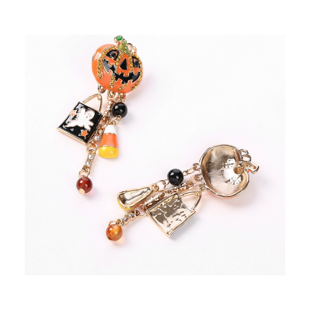 Pumpkin Drop Earrings