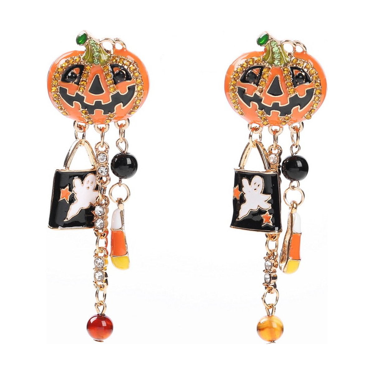 Pumpkin Drop Earrings