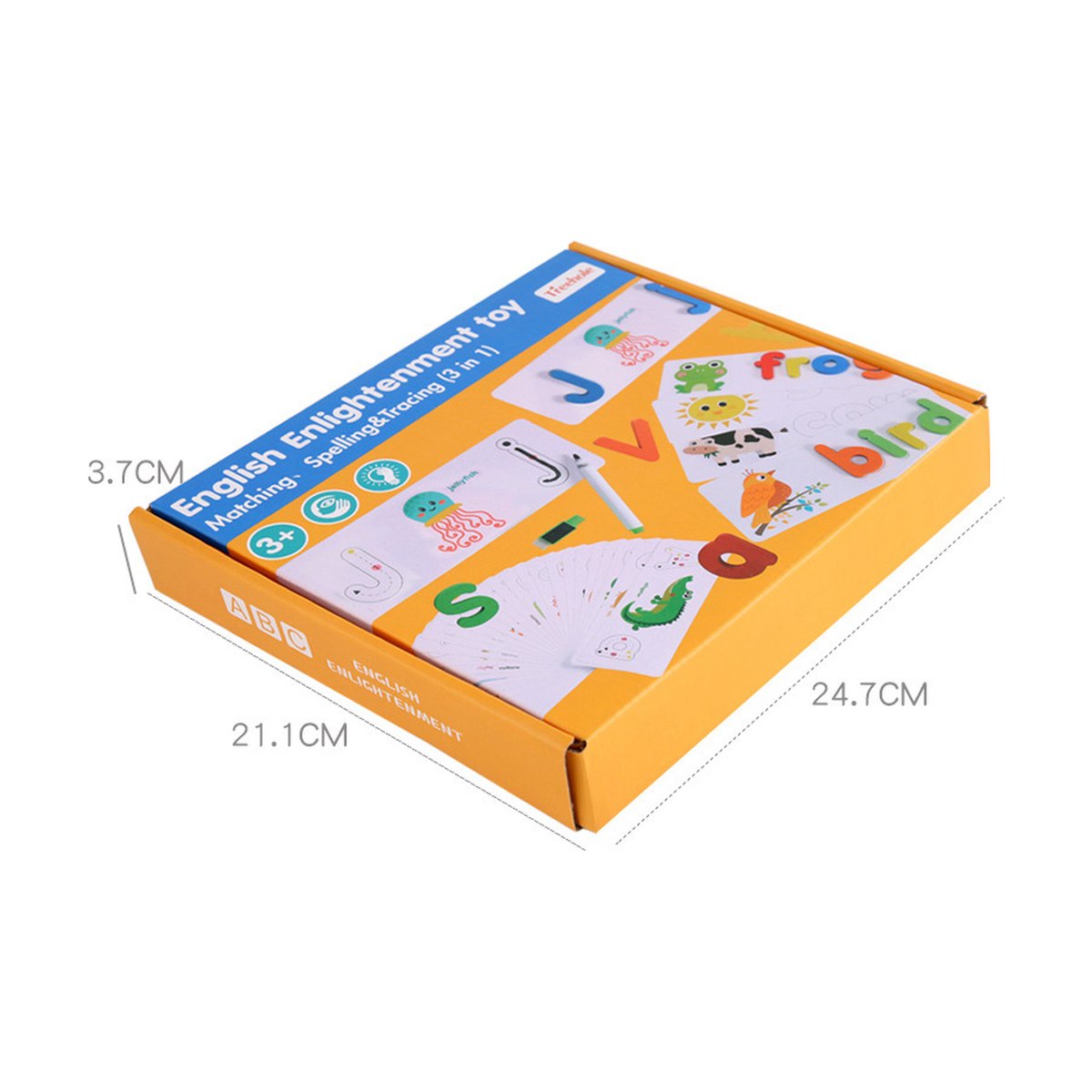 Puzzle English Alphabet Cognitive Wooden