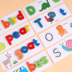 Puzzle English Alphabet Cognitive Wooden