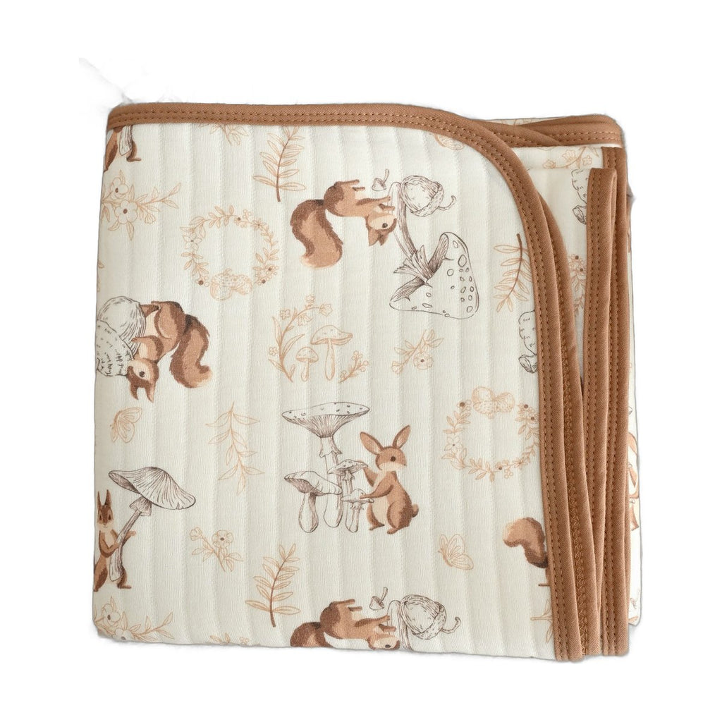 Quilted Cotton Swaddle Blanket