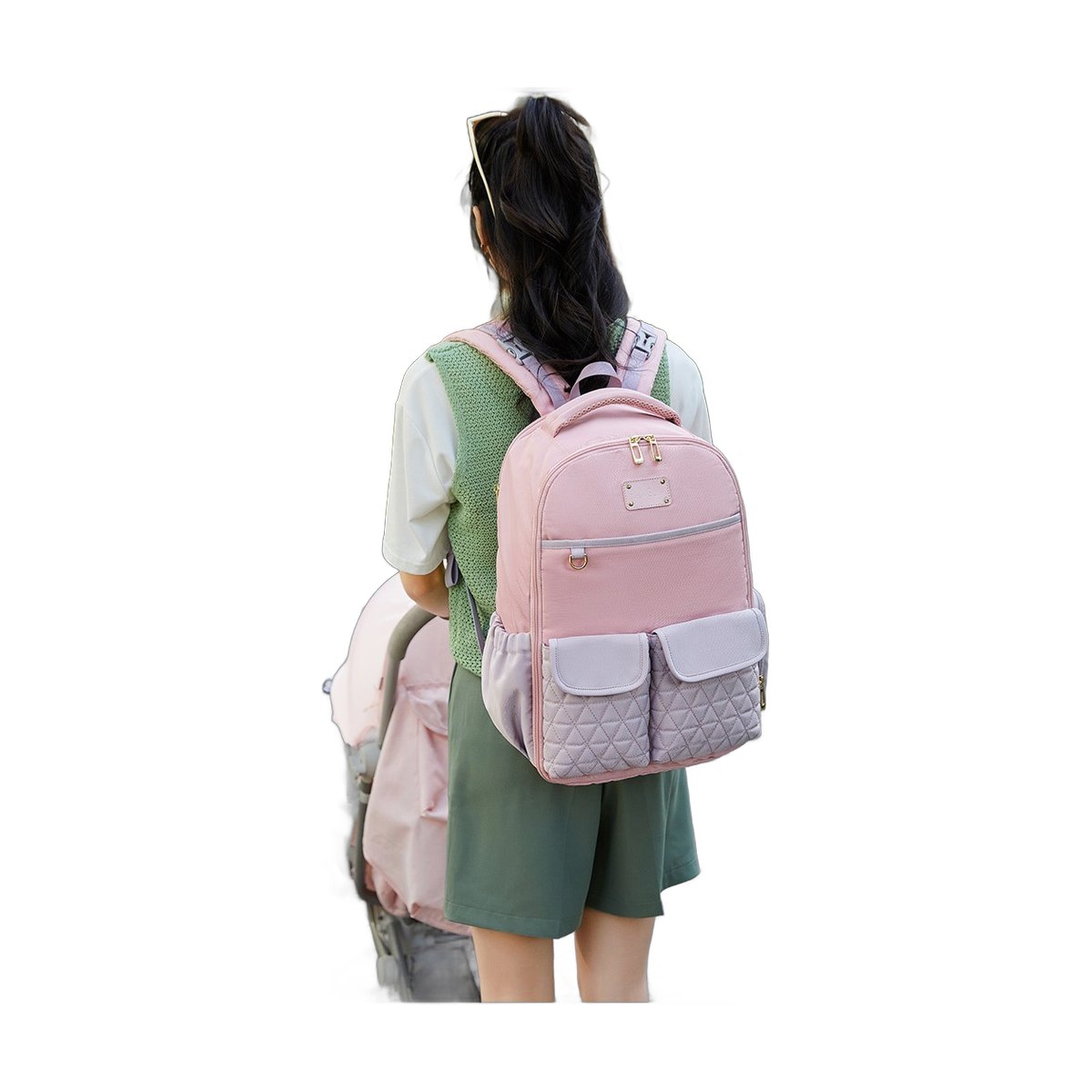 Quilted Diaper Backpack
