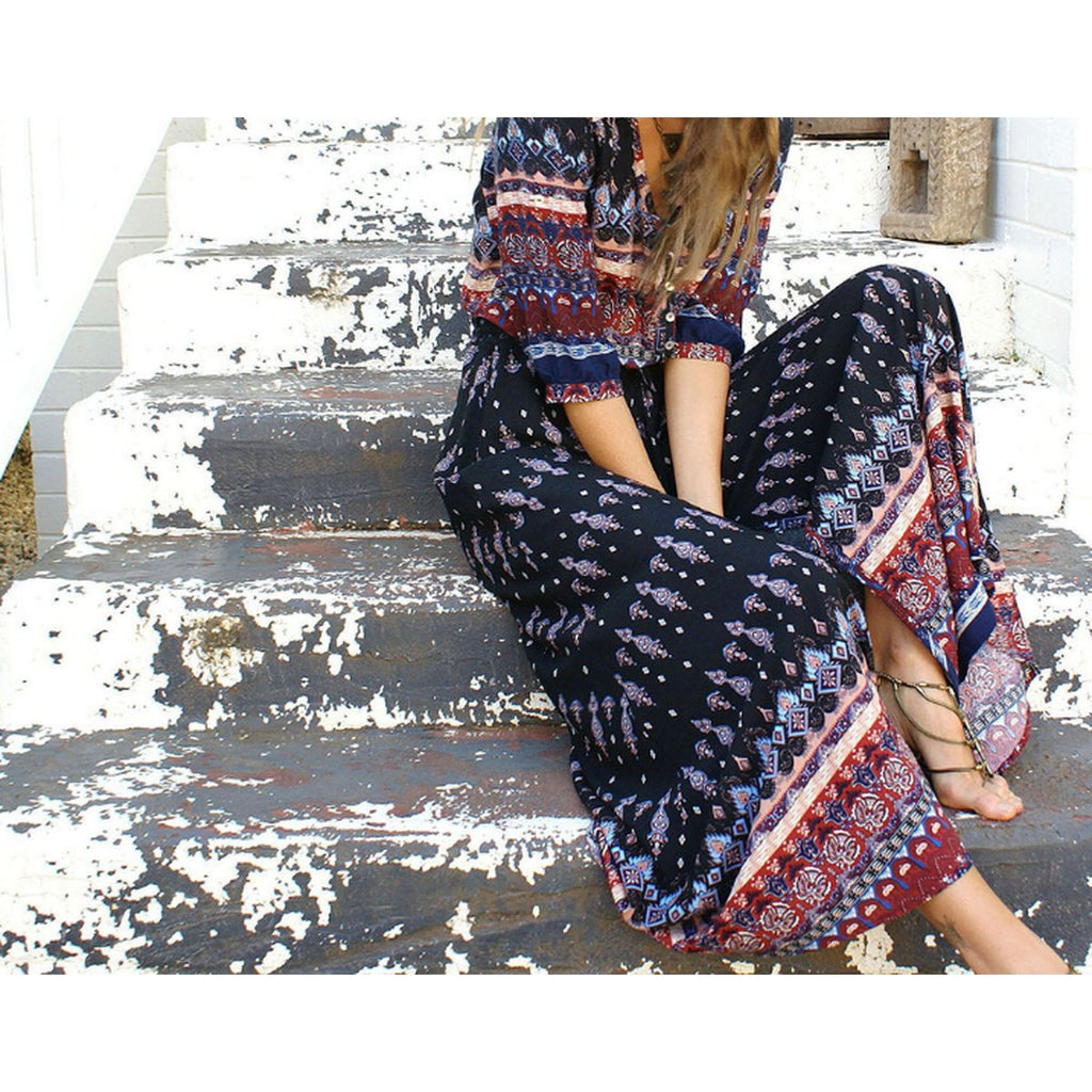 Boho Beach Maxi Dress