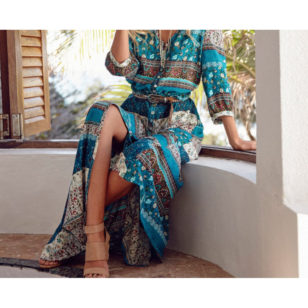 Boho Beach Maxi Dress