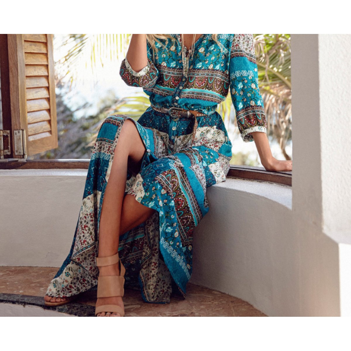Boho Beach Maxi Dress