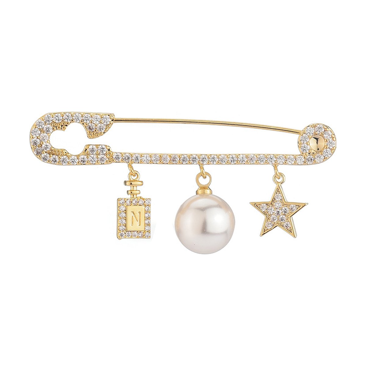 Brooch Pin Coat Accessories Star
