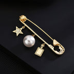 Brooch Pin Coat Accessories Star