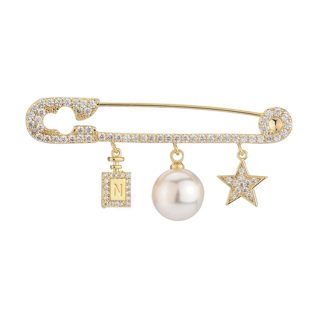 Brooch Pin Coat Accessories Star