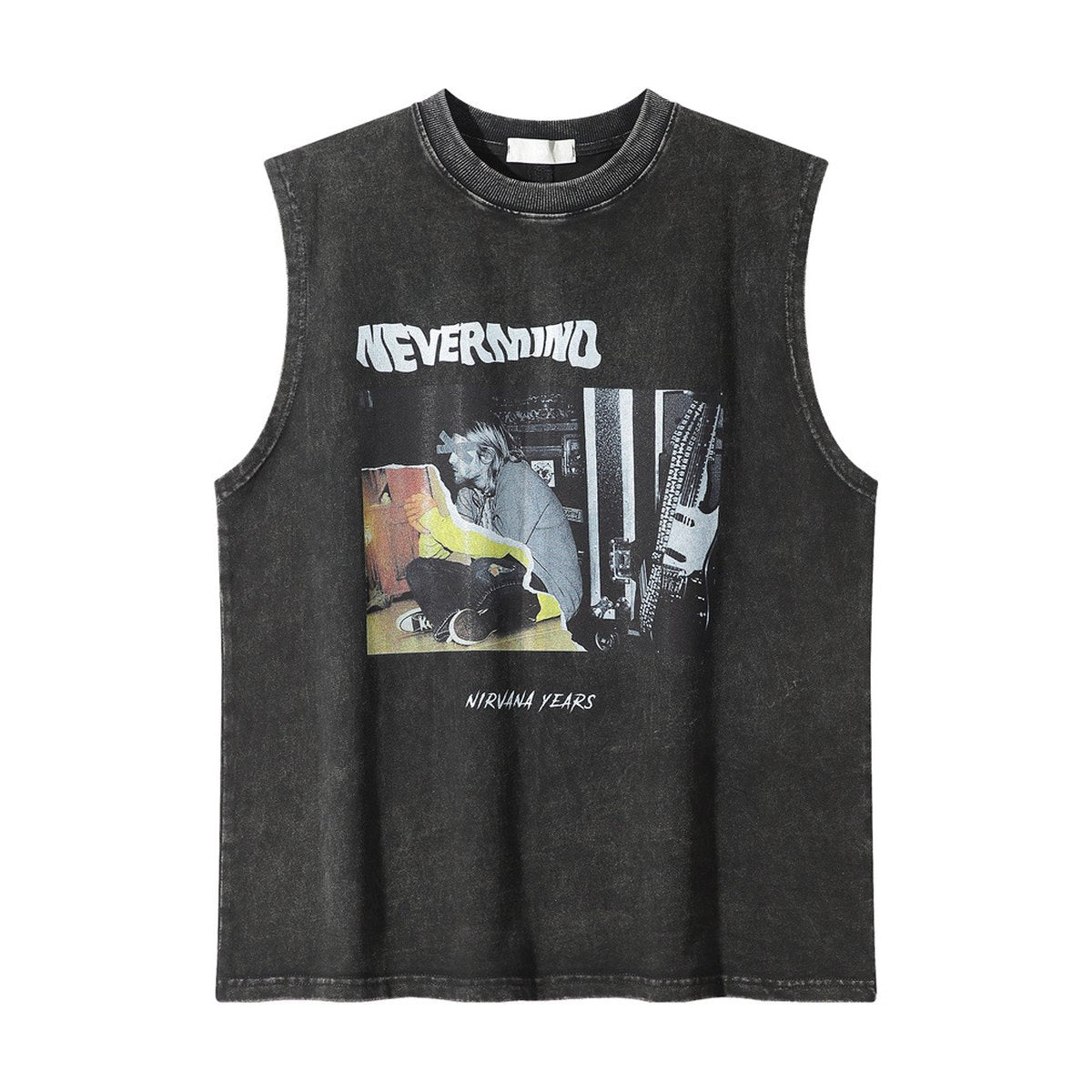 Men's American Character Print Casual Vest