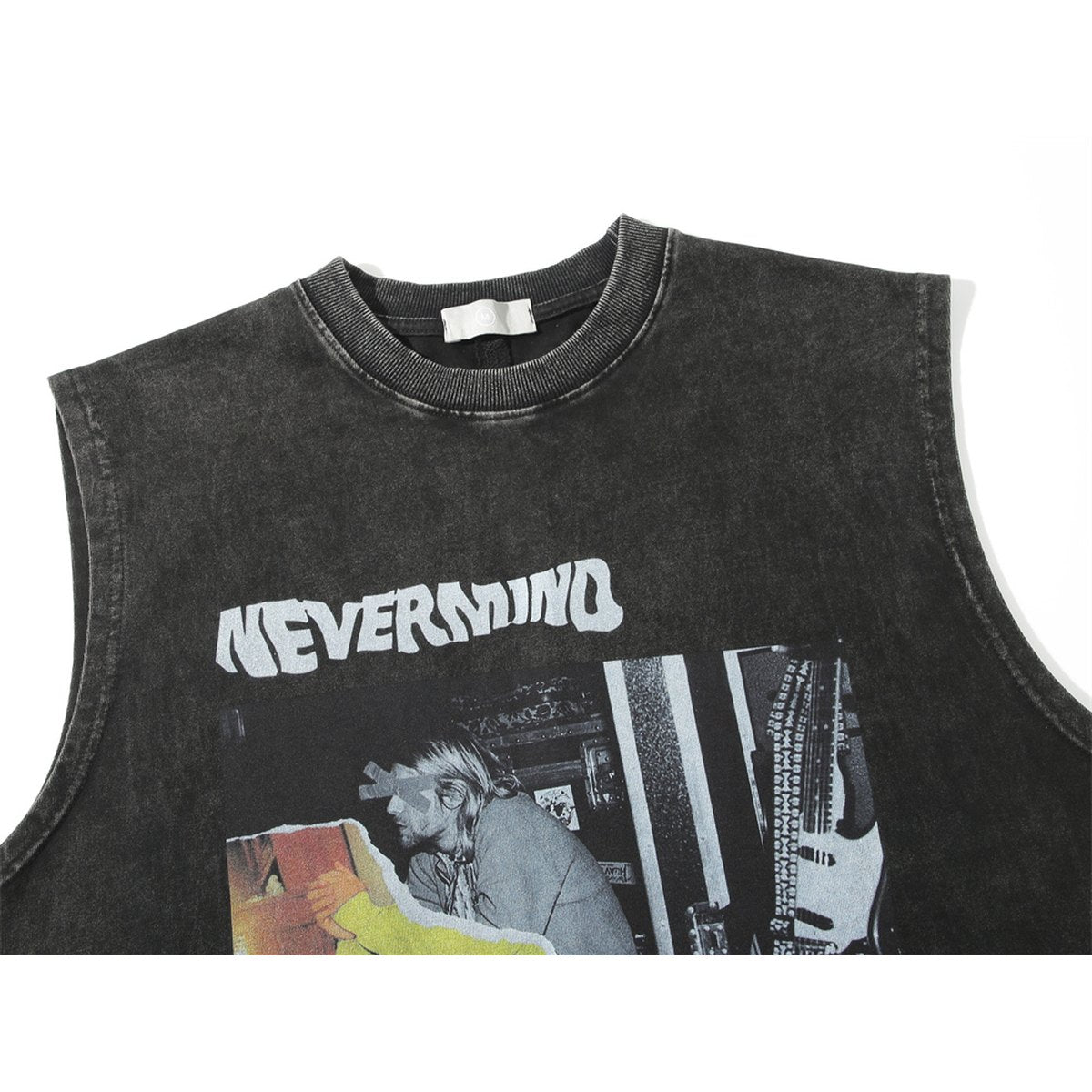 Men's American Character Print Casual Vest