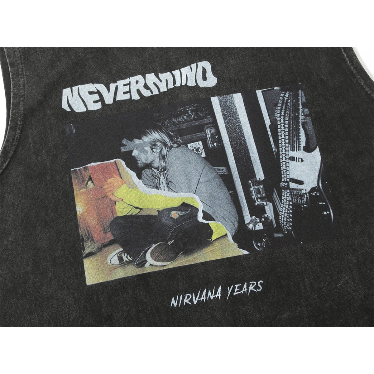 Men's American Character Print Casual Vest